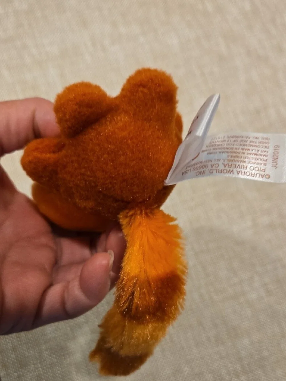 Aurora YooHoo Red Panda Plush Keychain EUC 5